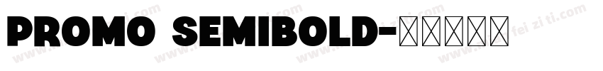 Promo SemiBold字体转换